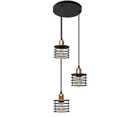 Helam Csillár zsinóron EDISON 2xE27/60W/230V