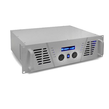 Ibiza AMP 1000 DJ a PA erősítő 1600 W MOSFET fehér