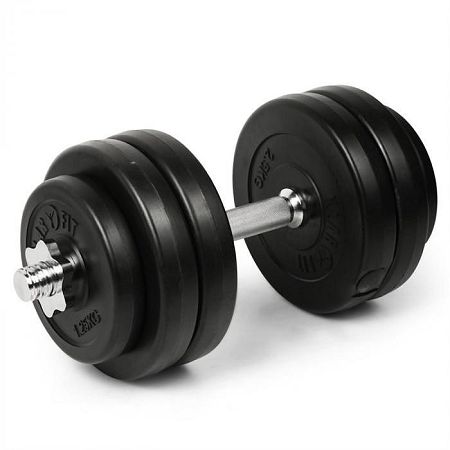 KLARFIT egykezes súlyzó, 6 súly, 15 kg-os