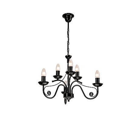Lamkur Csillár láncon DONATO 6xE14/40W/230V