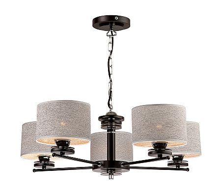 Lamkur Csillár láncon ROSA 5xE27/60W/230V