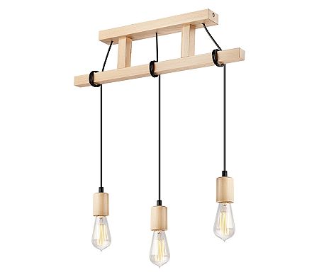 Lamkur Csillár zsinóron LEON 3xE27/60W/230V