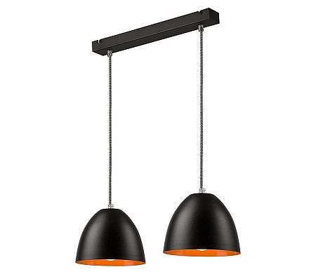 Lamkur Csillár zsinóron LIVIA 2xE27/60W/230V