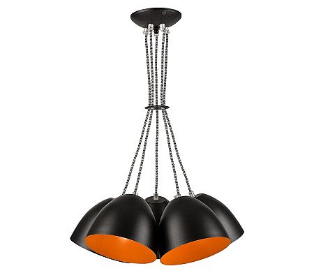 Lamkur Csillár zsinóron LIVIA 5xE27/60W/230V