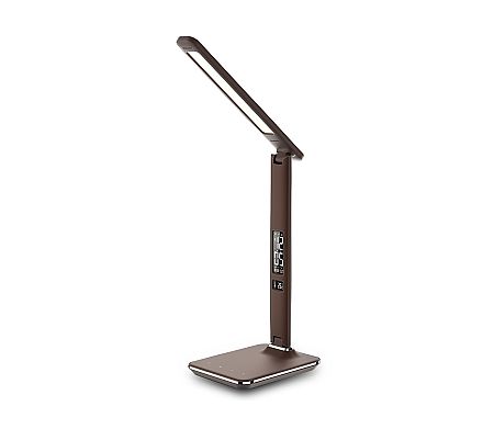 LED asztali lámpa LED/9W/12V USB barna