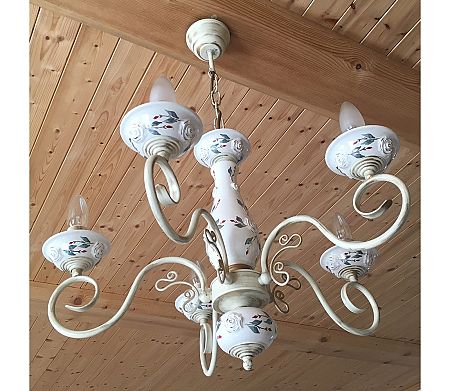 Light4home Csillár láncon AURORA 5xE14/40W/230V