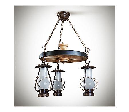 Light4home Csillár láncon TAVERN 6xE14/40W/230V