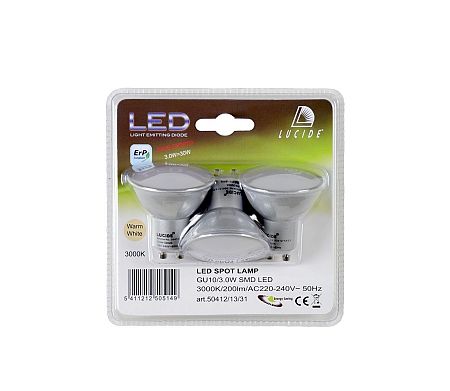Lucide Készlet 3xLED izzó BULB GU10/3W/230V