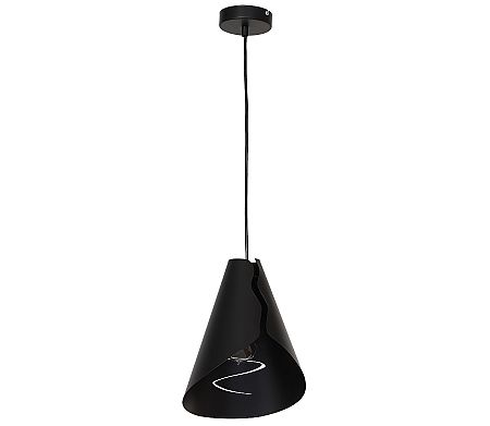 Luminex Csillár ALANA 1 1xE27/60W fekete