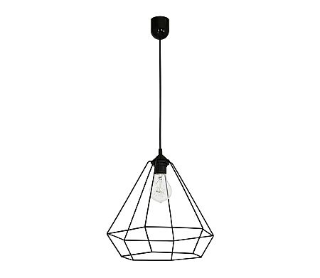 Luminex Csillár ALMA 1xE27/60W/230V fekete
