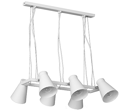 Luminex Csillár BEVAN 6 6xE27/60W fehér