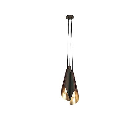 Luminex Csillár CALYX PATIN 3xE27/60W/230V