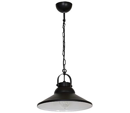 Luminex Csillár IRON 1 1xE27/60W fekete