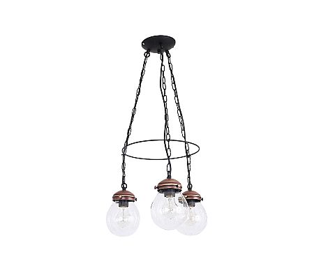 Luminex Csillár láncon FUERTE 3xE27/60W/230V