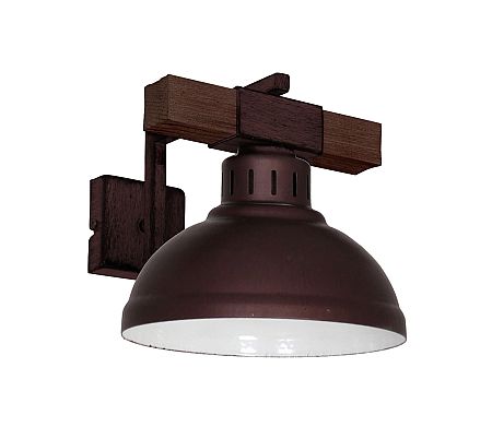 Luminex Csillár láncon HAKON 1xE27/60W/230V sötét