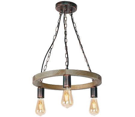 Luminex Csillár láncon HAKON 3xE27/60W/230V