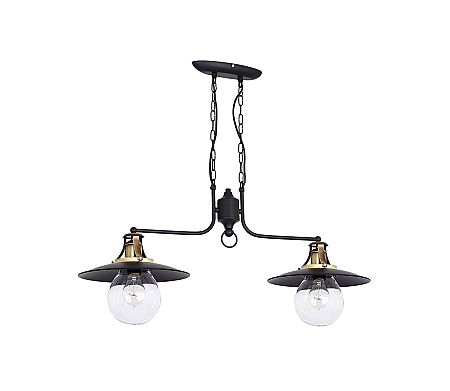 Luminex Csillár láncos CANCUN 2xE27/60W/230V