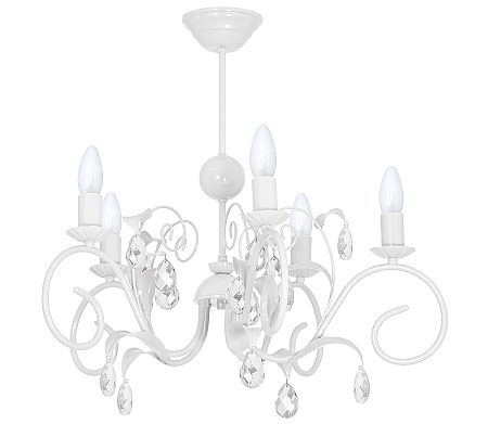 Luminex Csillár rúdon LIVIA 5xE14/60W/230V
