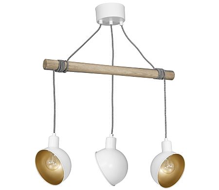 Luminex Csillár zsinóron GEORG 3xE27/60W/230V