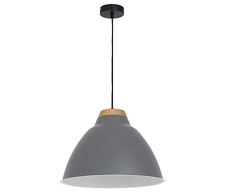 Luminex Függeszték SKAL 1xE27/60W szürke