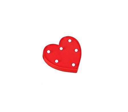 Milagro LED Dekor lámpa HEART LED/2xAA