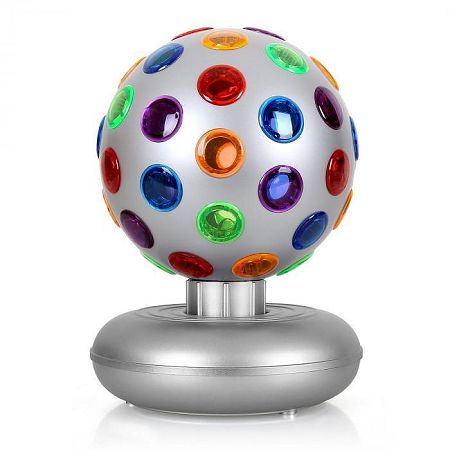 OneConcept Disco Ball fényeffekt, 7 W, ezüst