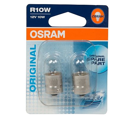 Osram KÉSZLET 2x Autós izzó BA15s/10W/12V