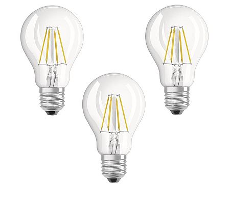 Osram KÉSZLET 3xLED Izzó VINTAGE E27/8W/230V