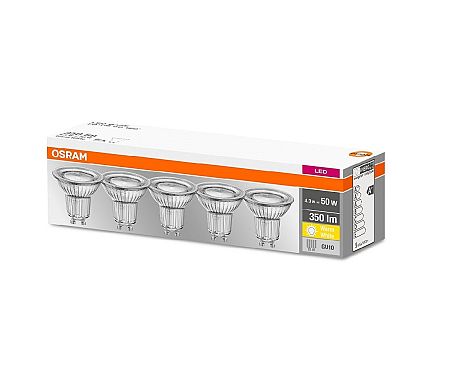 Osram KÉSZLET 5x LED Izzó GU10/4,3W/230V 2700K