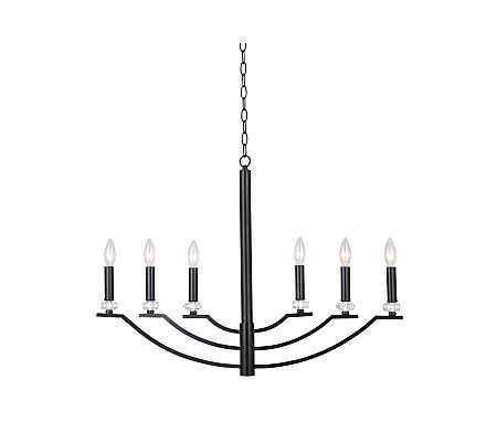 Polux Csillár láncon HIMS 6xE14/12W/230V