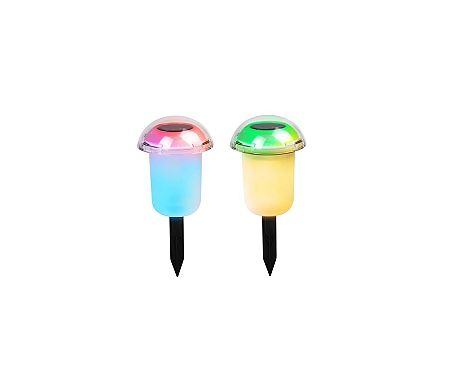 Polux LED Szolár lámpa MOMO 2xRGB LED/1,2V IP44