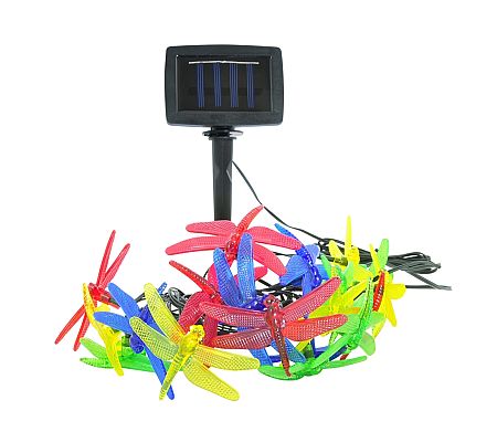 Polux LED Szolárlánc 10xLED/1,2V IP44 szitakötő