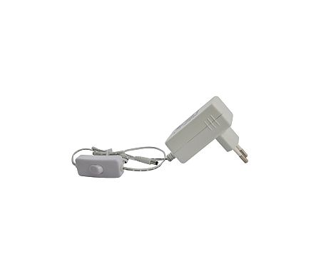 Polux Tápkábel kapcsolóval LED szalaghoz 12W/24V