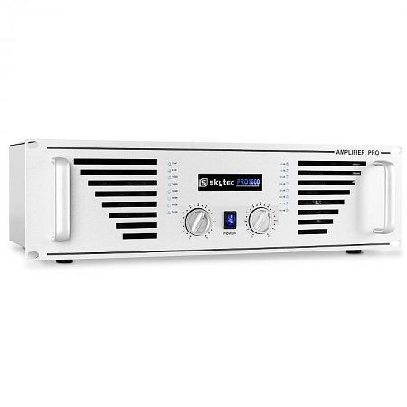 Skytec AMP-1000 PA-erősítő 1600W-os, ezüst
