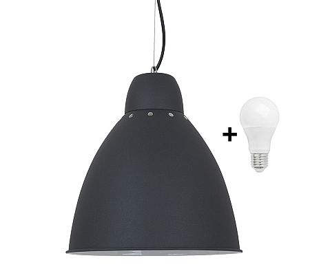 Solight LED Csillár 1xE27/10W/230V szürke 29,5cm