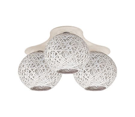 TK Lighting csillár BACKAZ WHITE 3xE27/60W/230V