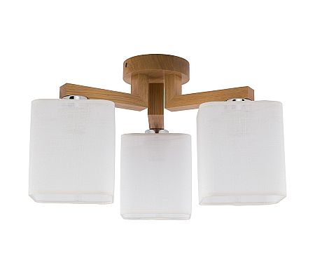 TK Lighting csillár IBIS WOOD 4xE27/60W/230V