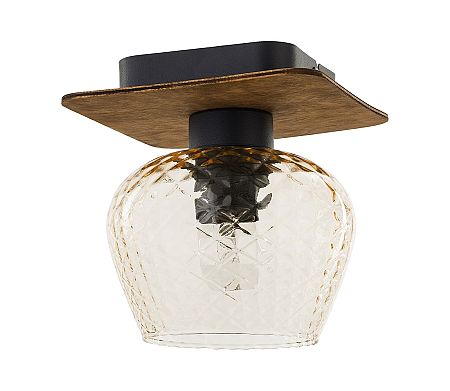 TK Lighting csillár MADERA BROWN 1xE27/60W/230V