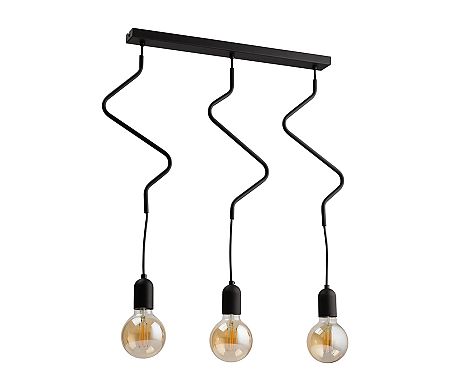 TK Lighting csillár rúdon ZIGZAK 3xE27/60W/230V