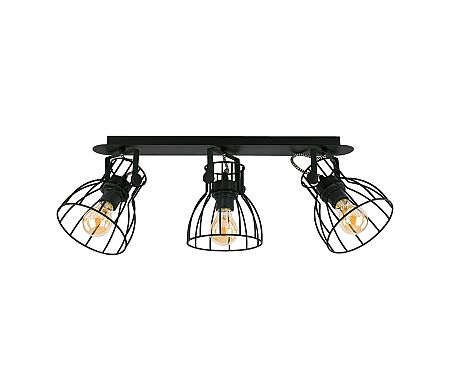 TK Lighting spotlámpa ALANO BLACK 2xE27/60W/230V