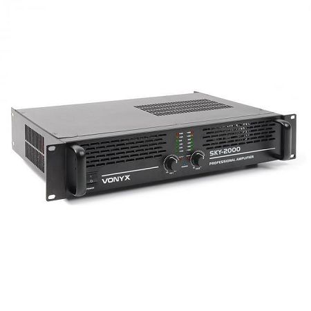 Vonyx Sky-2000MKII erősítő, 2000 W, hidalható