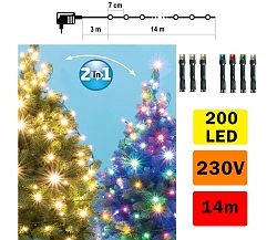 FK Technics LED Karácsonyi lánc kültéri LED/230V IP44
