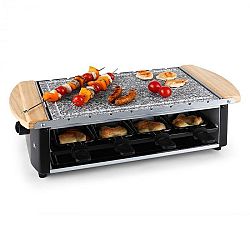 Klarstein raclette grillező természetes kőlappal,8 fő,1200 W