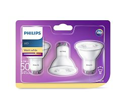Philips Készlet 3x LED izzó Philips GU10/4,7W/230V