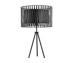 TK Lighting asztali lámpa HARMONY BLACK 1xE27/60W/230V