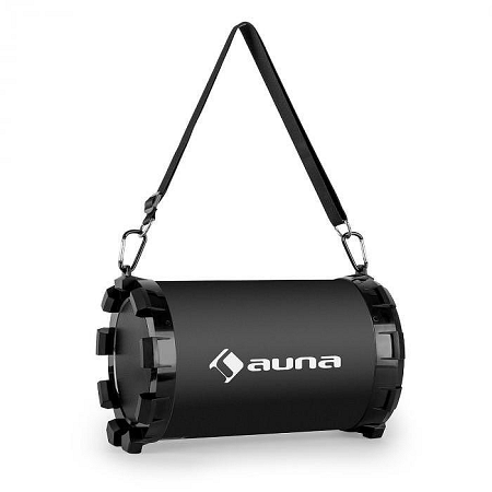 Auna Dr. Black Boom 2.1- bluetooth hangfal, USB, SD, AUX, akkumulátor