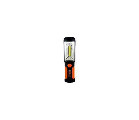 Baterie centrum LED Zseblámpa LED+COB/3W/3xAA narancssárga