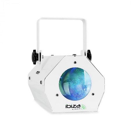 Ibiza LCM003, LED efekt Moonflower RGBWA, zenével vezérelt