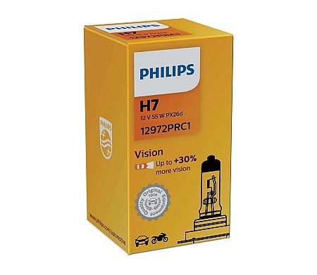 Philips Autó izzó Philips VISION 12972PRC1 H7 PX26d/55W/12V