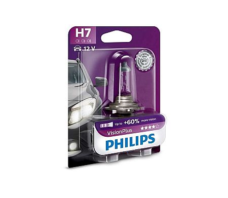 Philips Autó izzó Philips VISIONPLUS 12972VPB1 H7 PX26d/55W/12V